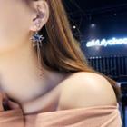 Layered Star Pendant Earring