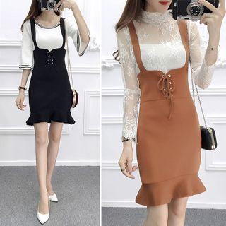 Knit Jumper Mini Sheath Dress