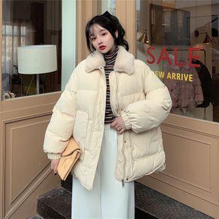 Polo Collar Padded Coat