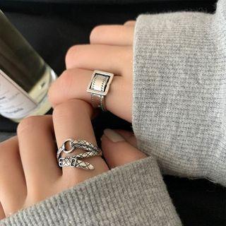 Belt Sterling Silver Ring (various Designs)