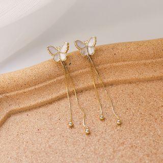 Butterfly Drop Dangle Earring As Shown In Figure - One Size