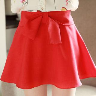 Bow-front Flared Skort
