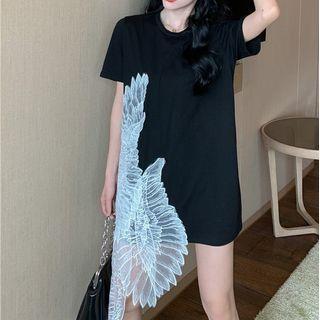 Short-sleeve Wing Panel T-shirt