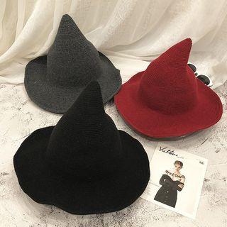 Plain Knit Wizard Hat