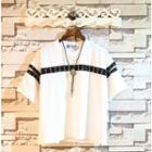 Short-sleeve Pin Detail T-shirt