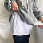 Band-waist Cotton Skirt