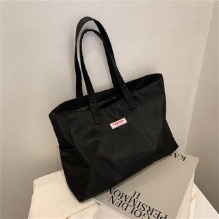 Nylon Zip Shoulder Bag