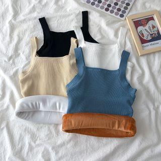 Fleece Lined Knit Vest