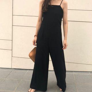 Spaghetti Strap Wide-leg Pants