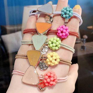 Triangle & Bead Hair Tie