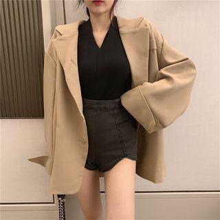 Single Breast Plain Blazer