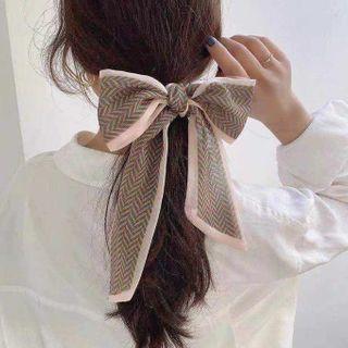 Chevron Fabric Hair Tie