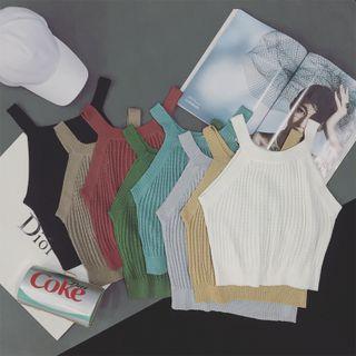 Knitted Halter Top