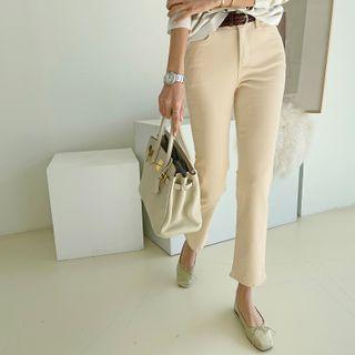 Slim-fit Straight Leg Pants