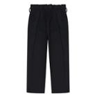 Crop Straight Fit Pants Black - One Size