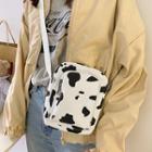 Cow Print Canvas Crossbody Bag Dairy Cow - One Size