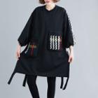 Knit Panel Pullover Dress