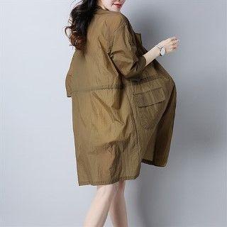 3/4-sleeve Light Long Jacket