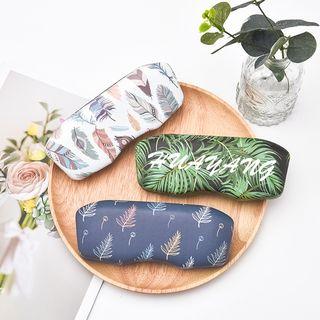 Leaf Print Eyeglasses Case