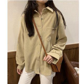 Couple-matching Long-sleeve Corduroy Shirt