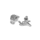 Palm / Knot Stainless Steel Earring