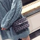 Velvet Argyle Shoulder Bag