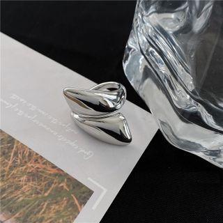 Wide Open Ring Silver - One Size