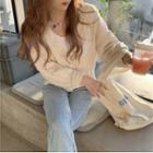Cable-knit Cardigan - 2 Colors