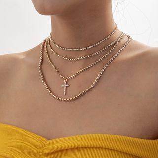 Necklace Set Gold - One Size
