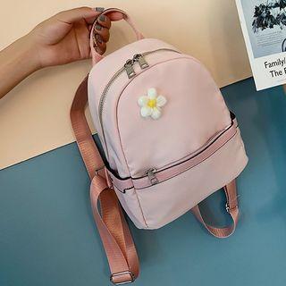 Flower Detail Lightweight Backpack