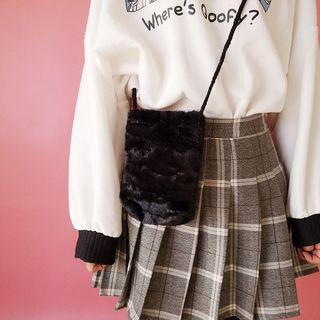 Faux-fur Mini Cross Bag