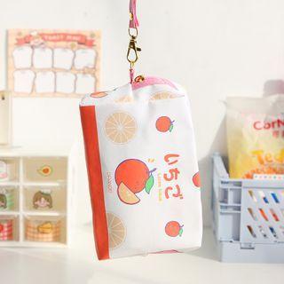Fruit Print Makeup Bag
