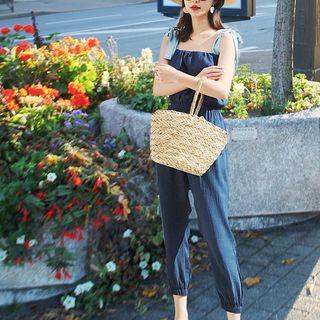 Capri Sleeveless Jumpsuit