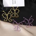 Wire Butterfly Dangle Earring