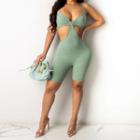 Sleeveless Cut-out Playsuit