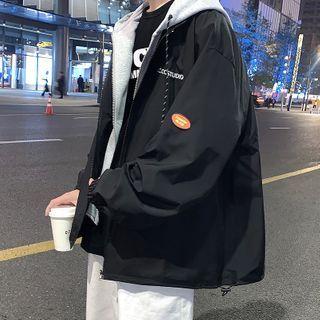 Inset Oversize Cargo Hooded Jacket