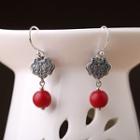 Folk Style Earring 1 Pair - As Shown In Figure - One Size
