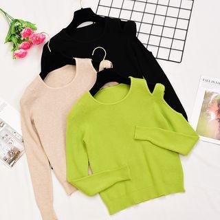Shoulder Knit Top