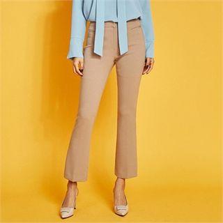 Slim Boot-cut Dress Pants