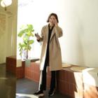 Snap-button Chesterfield Coat