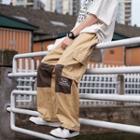 Two-tone Loose Fit Cargo Pants