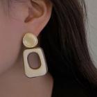 Rectangle Resin Dangle Earring