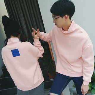 Couple High Neck Sweatshirt