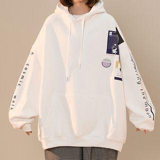 Patch Oversized Hoodie