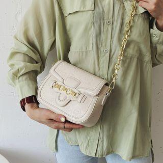 Cartoon Print Snaffle Crossbody Bag