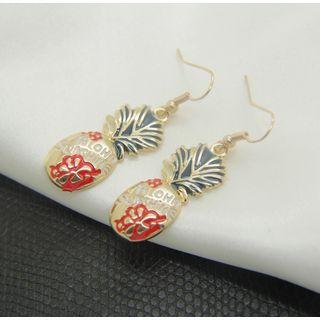 Glaze Pineapple Dangle Earring
