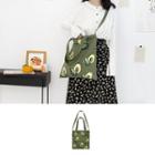 Avocado Print Canvas Tote Bag Avocado - Green - One Size