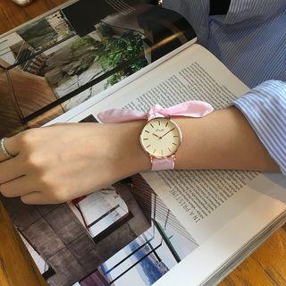 Fabric Bow Strap Watch