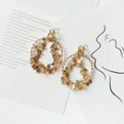 Star Hoop Earring 1 Pair - Gold Earring - One Size