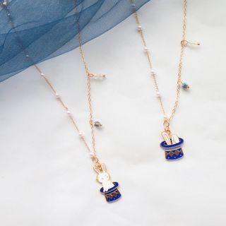 Rabbit / Magic Hat Pendant Alloy Choker